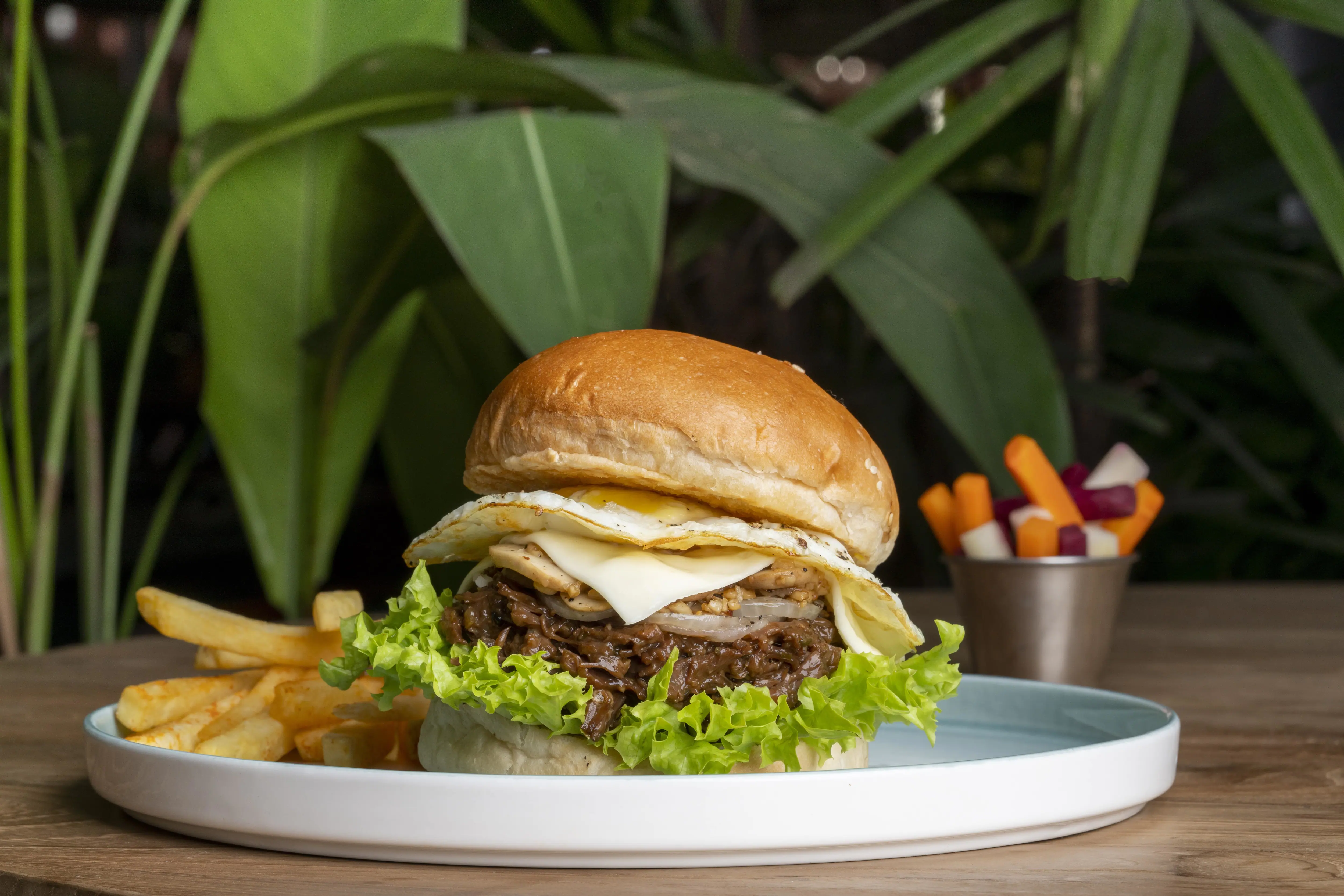 Photograph from Makau's own menu photography: a plated dish or drink from the kitchen and bar.
