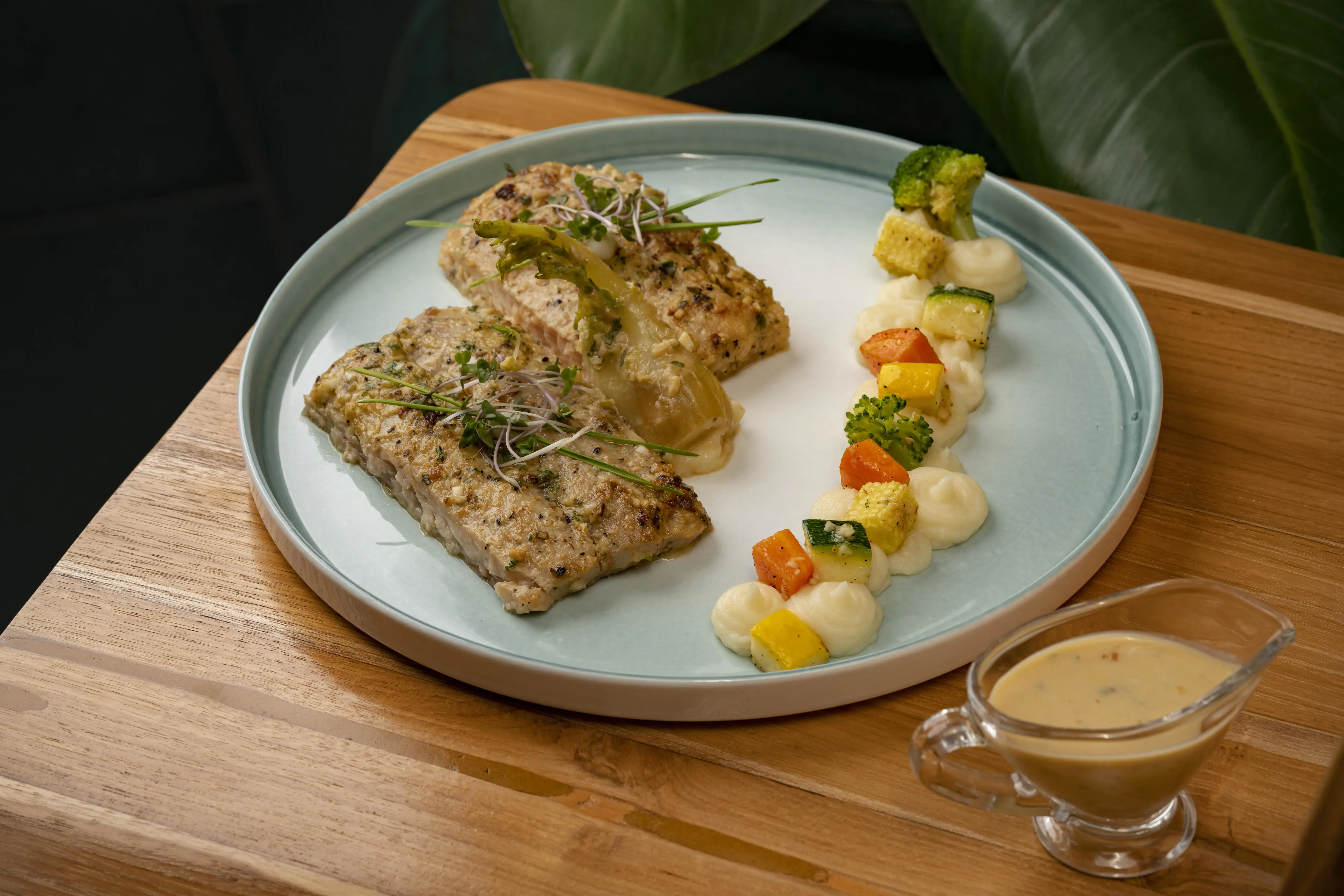 Photograph from Makau's own menu photography: a plated dish or drink from the kitchen and bar.